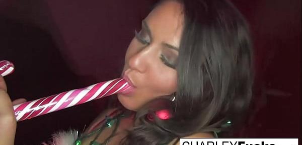 Charley Chase Gets Some Christmas Cock